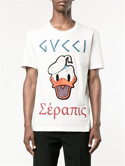 gucci donald shirt|genuine Gucci t shirts.